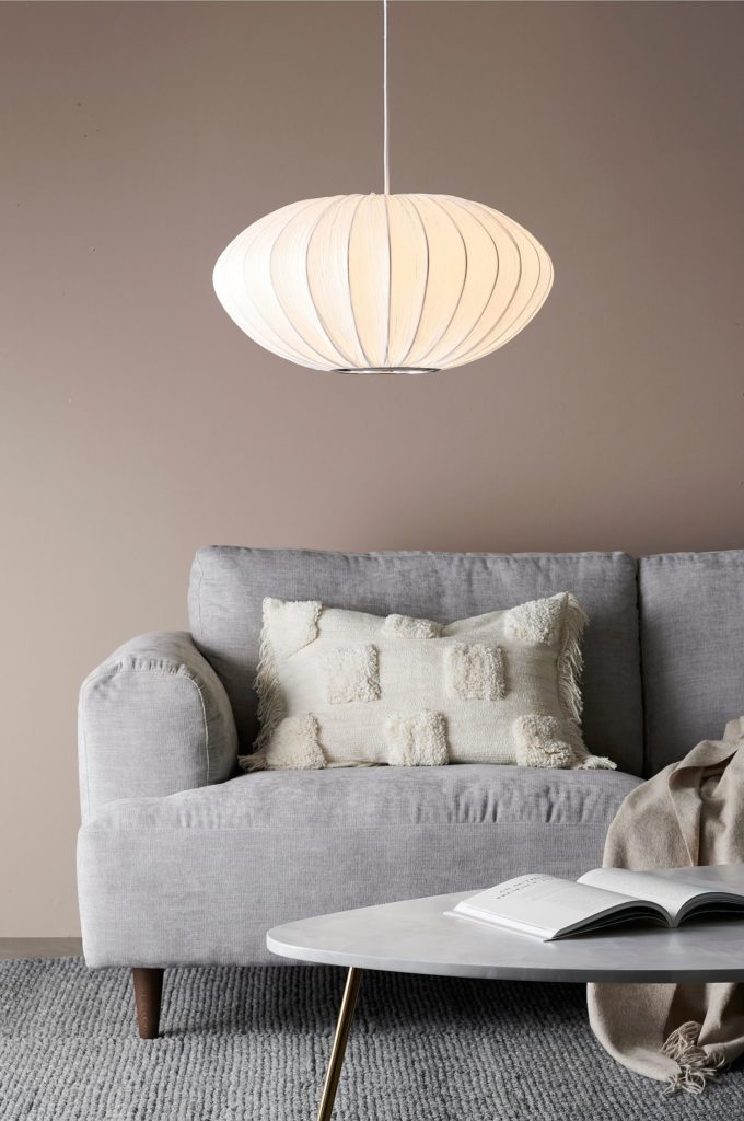 Vita tyglampor till perfektion