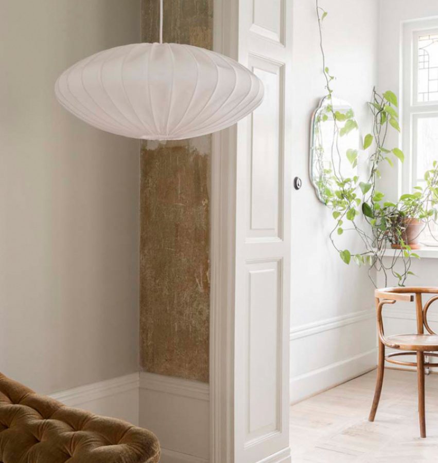 Vita tyglampor till perfektion