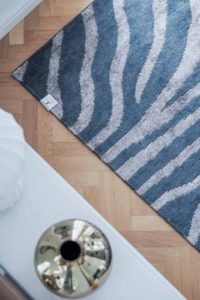 Zebra mattor är en snygg inredningsdetalj